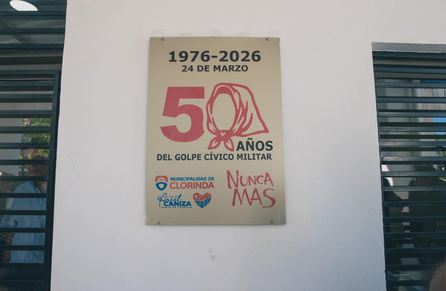 Autoridades del Concejo Deliberante participaron del descubrimiento de una placa a 50 años del golpe cívico-militar