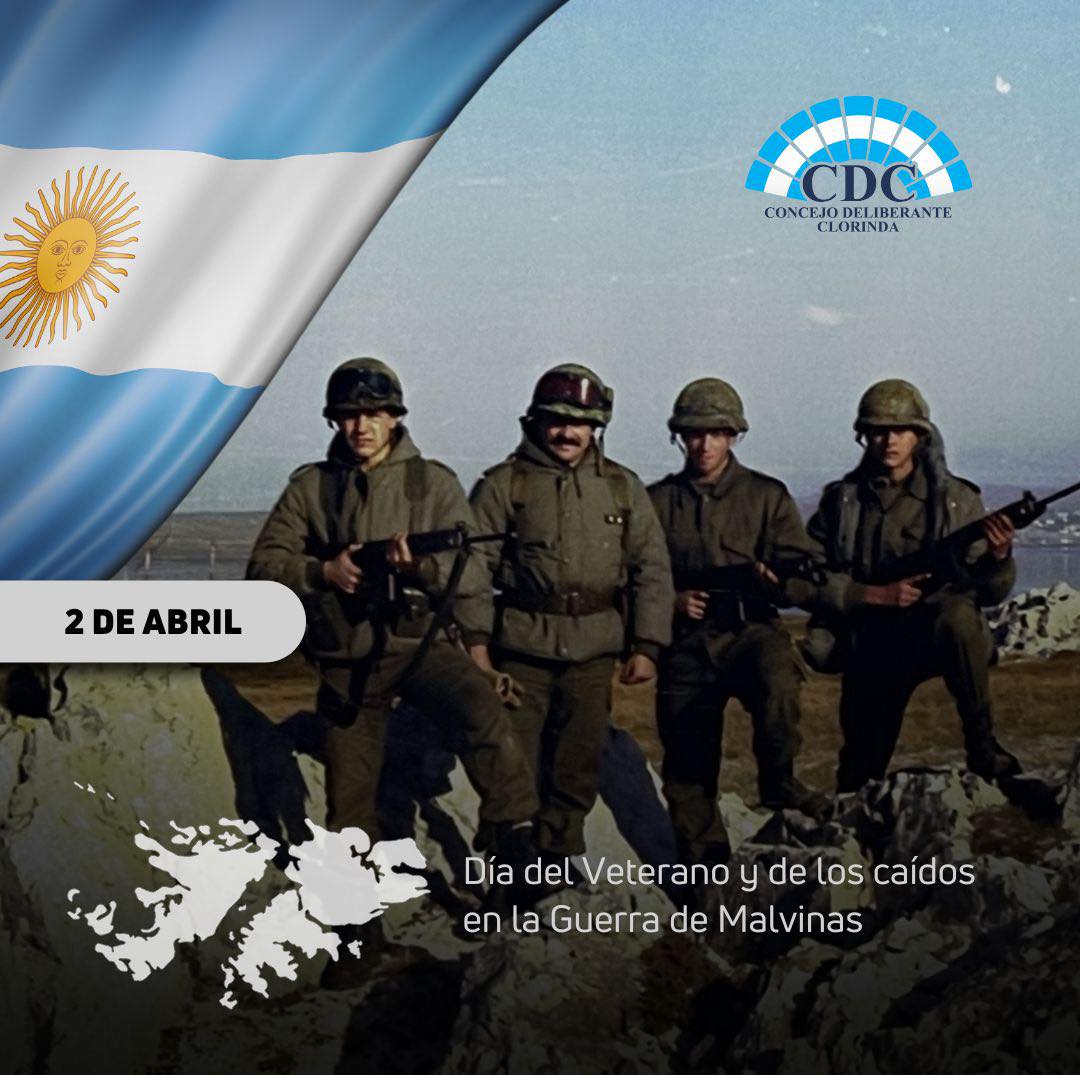 2 de Abril: El Concejo Deliberante rinde homenaje a los Veteranos y Caídos en Malvinas